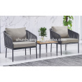 Modern design waterproof  outdoor rope weaving sofa set webbing furniture for home use